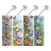 4Pcs Special Shape Butterfly Flower Diamond Bookmark Art Projects DIY Bookmarks Diamond Painting Kits for Kids Adults Beginners