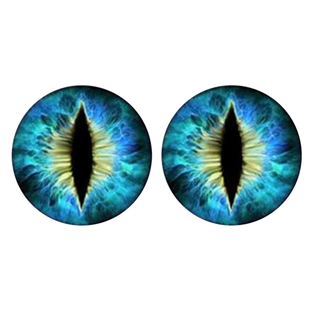 2 Stück Scheinwerfer-Aufkleber mit Tieraugen für Jeeps, 3D-Stereoeffekt, wasserdichtes Autodekor für SUV, lustige Tieraugen-Aufkleber fürs Auto