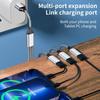 USB C Male to 2/3 USB C Female Splitter Cord Converters Multiple Hubs USB C Port Hub Charger Power Split Adapter 11.81in