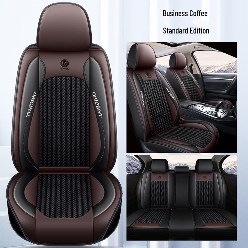Cross-border All-Season Ice Silk Car Seat Cushion and Cover