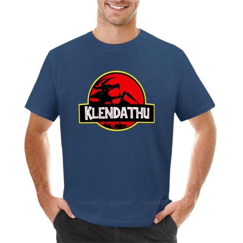 Klendathu - Starship Troopers (Jurassic Park Style) T-Shirt black t shirts T-shirt for a boy men clothings S