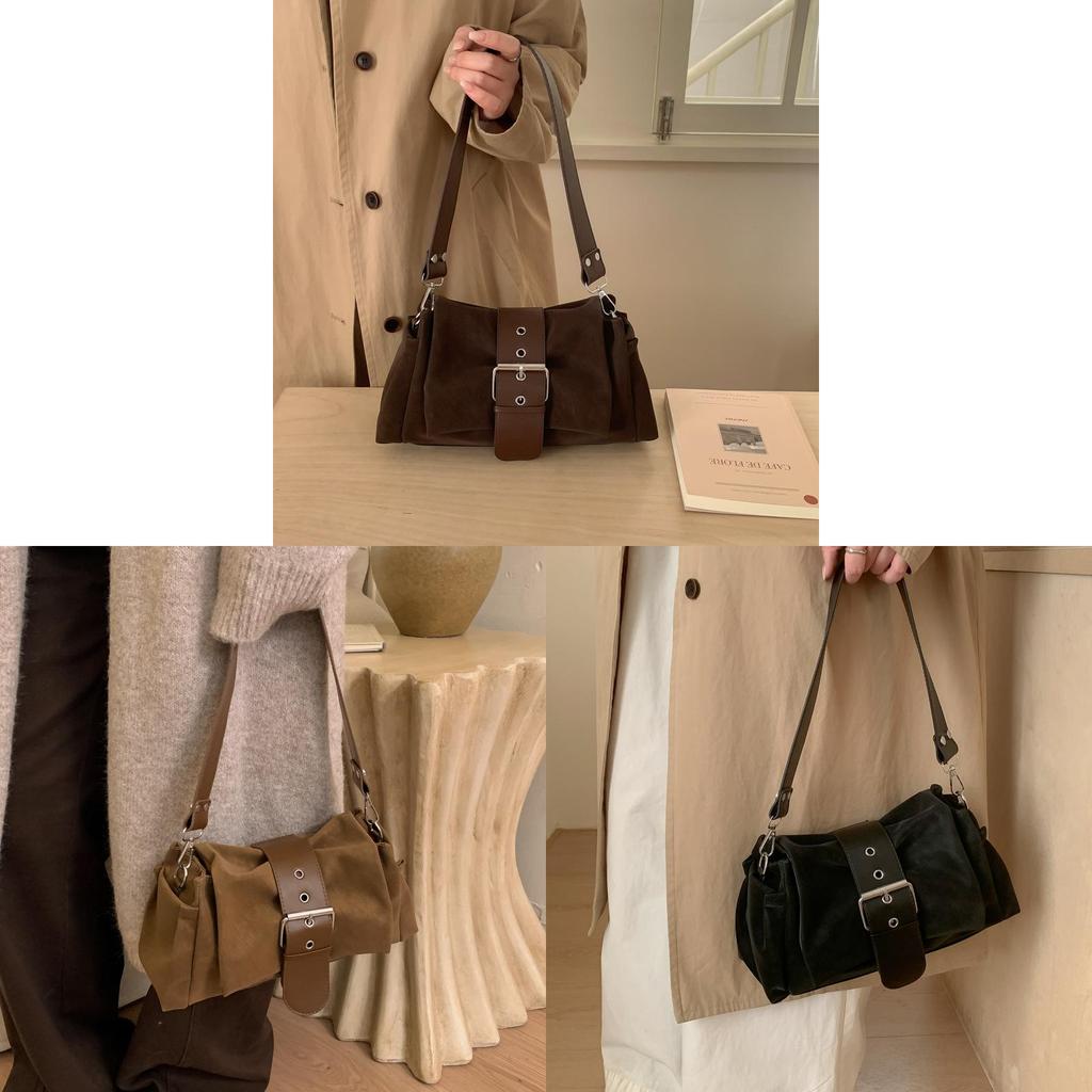 Urban Minimalist Pu Leather Crossbody Bag With Magnetic Closure For Daily Use
