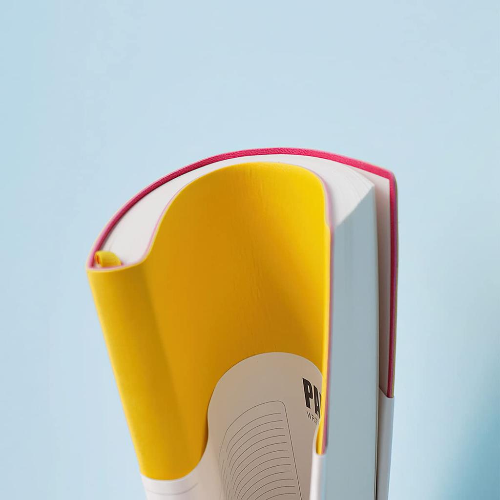 PAPERIDEAS Notebook A5 Softcover Lemon (Dot, Yellow)