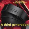 Paul Men's Genuine Leather Automatic Buckle Belt - Versatile Fashion for Business