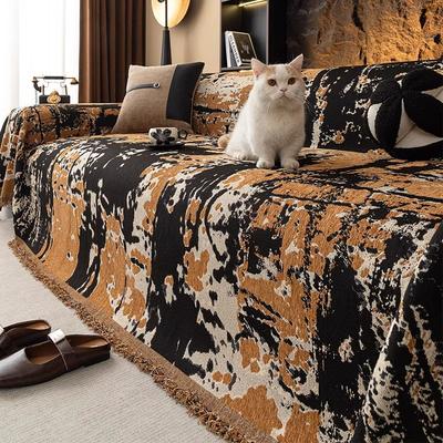 High-end Light Luxury Sofa Towel, a Whole Full Cover Cloth, 2025 New Four-season Universal Anti-cat Scratch Chenille Blanket