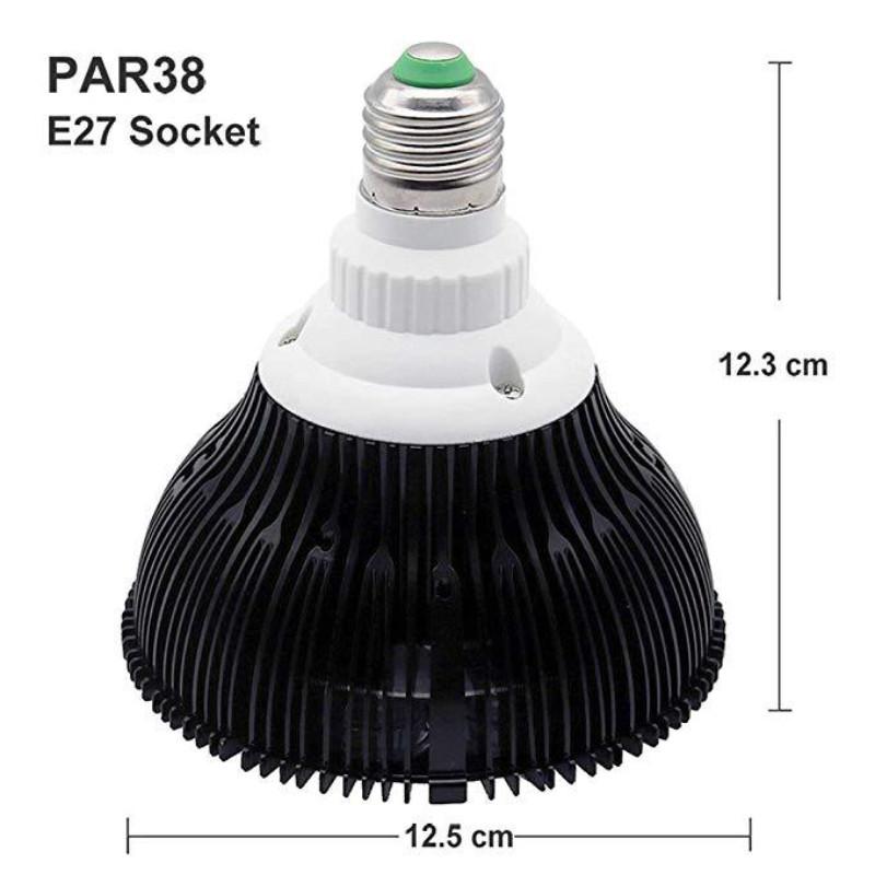 12W 15W 36W 45W LED Fish Tank Light Spectrum LED Aquarium Light Full PAR38 Aquatic Grass Breeding Supplementary Lamp