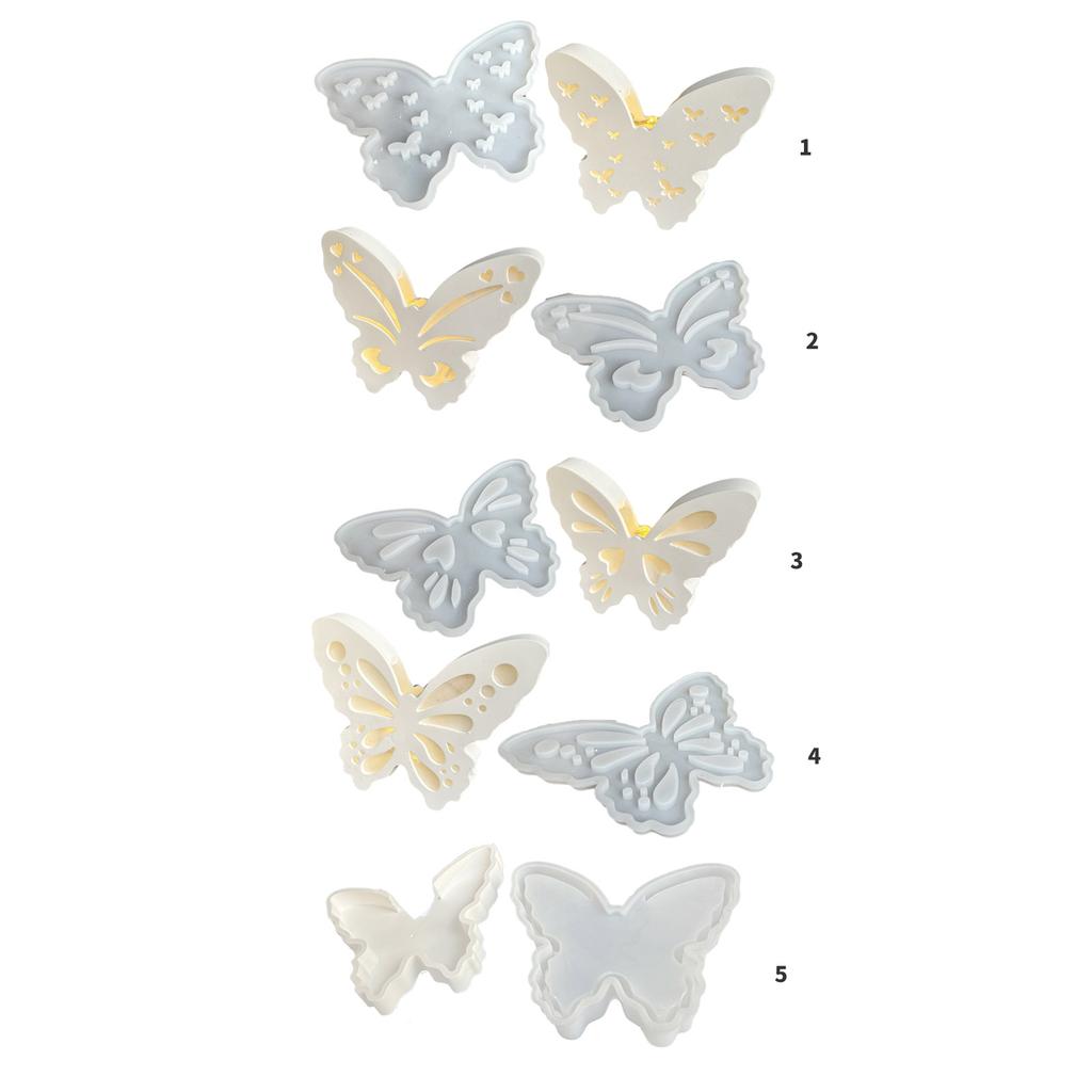 Flexible Silicone Mould For 3D Butterfly Night Light Adds Elegant Charm To Any Room Setting Fashion Decoration
