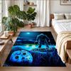 Crystal Velvet Rug Soft Non Slip Indoor Floor Mat Home DecorFriday the 13th Jason Voorhees