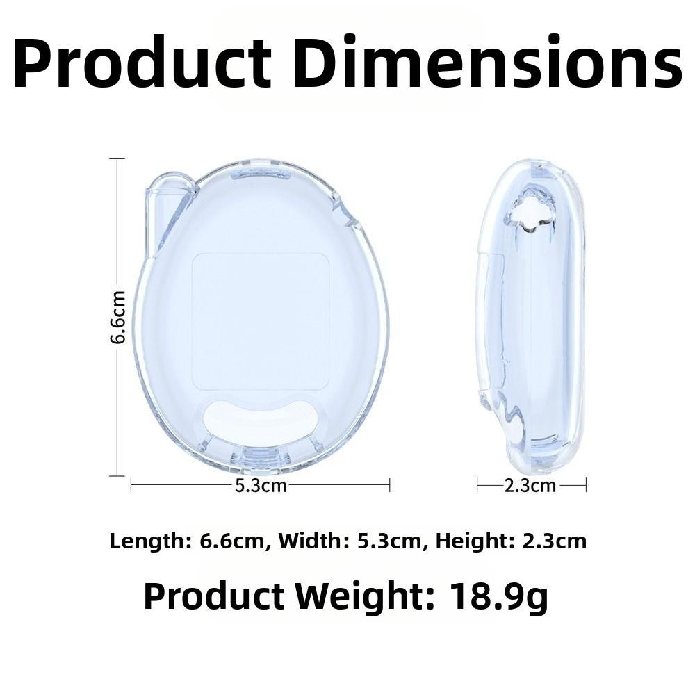 Transparent Hard Shell Dustproof Clear Cover for Tamagotchi Connection Game Accessories