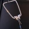 Luxury Crystal Choker Necklace for Women Water Drop Pendant Necklace Trend Weddings Jewelry Party Gifts