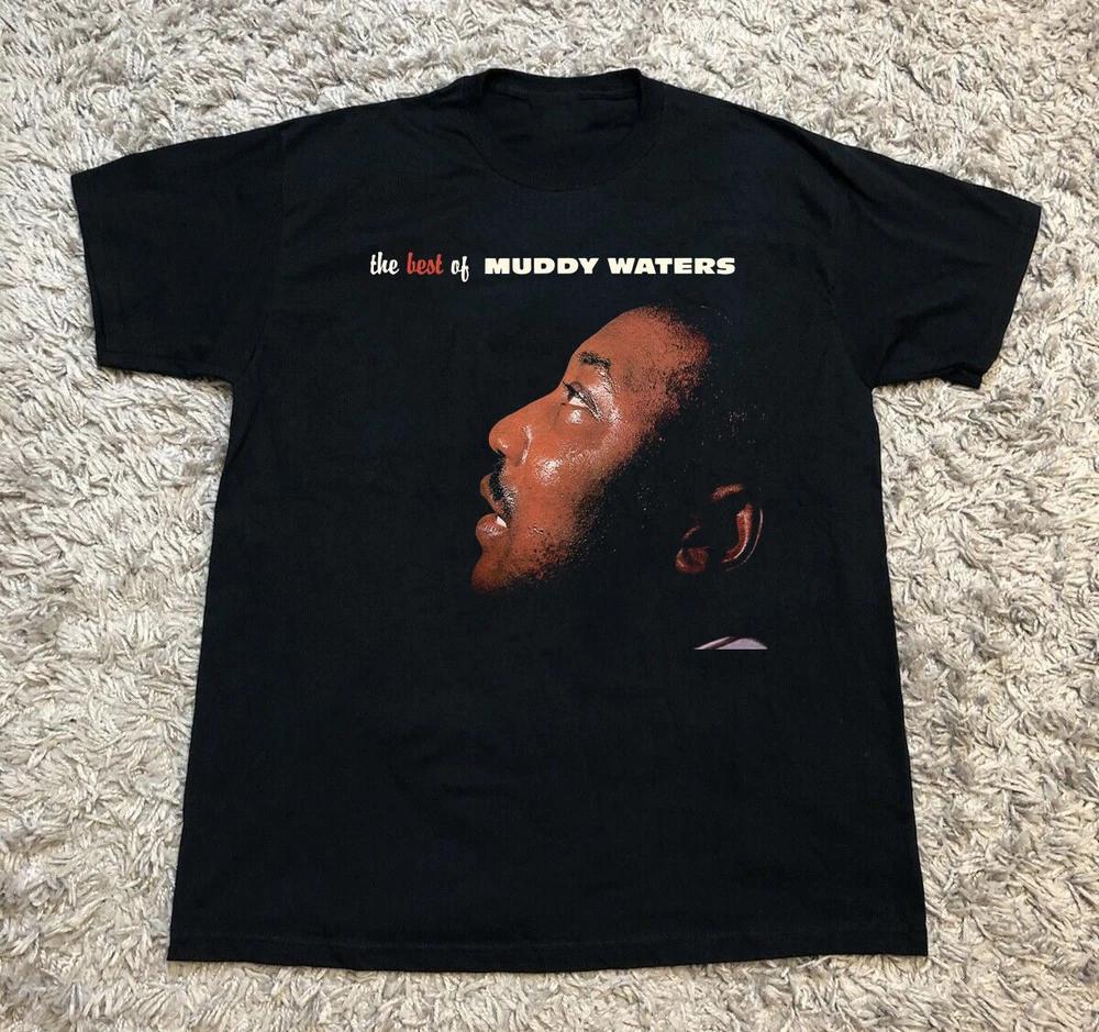 Muddy Waters Schwarzes Baumwollhemd Volle Größe S5XL Unisex Cl282