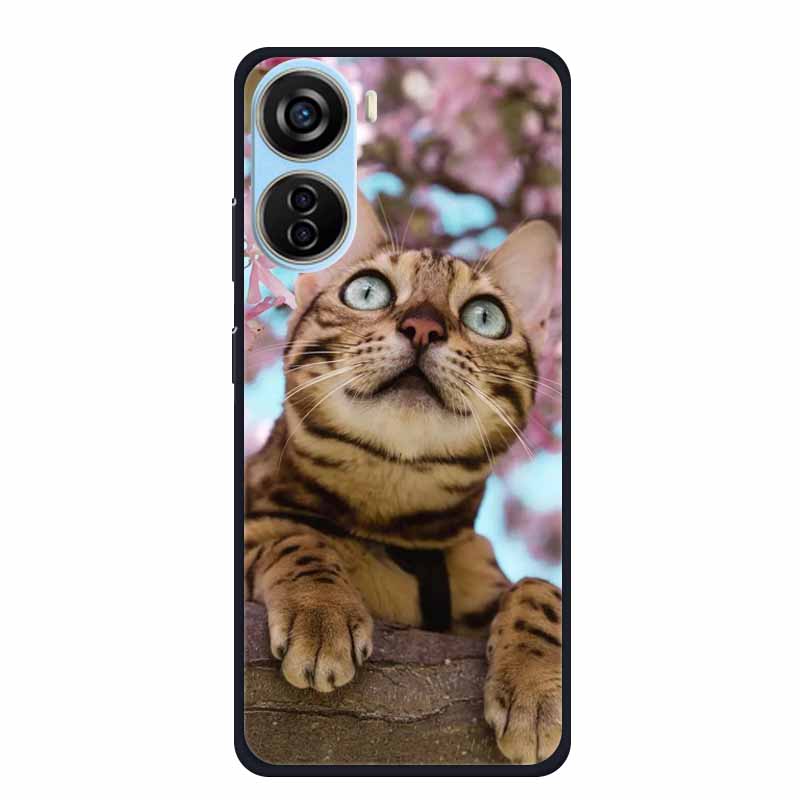 Cool Silicone Cover for ZTE Blade V40 Design Case Printed Fashion Soft Back Cover for ZTE Blade V40Design Case Protective Shells