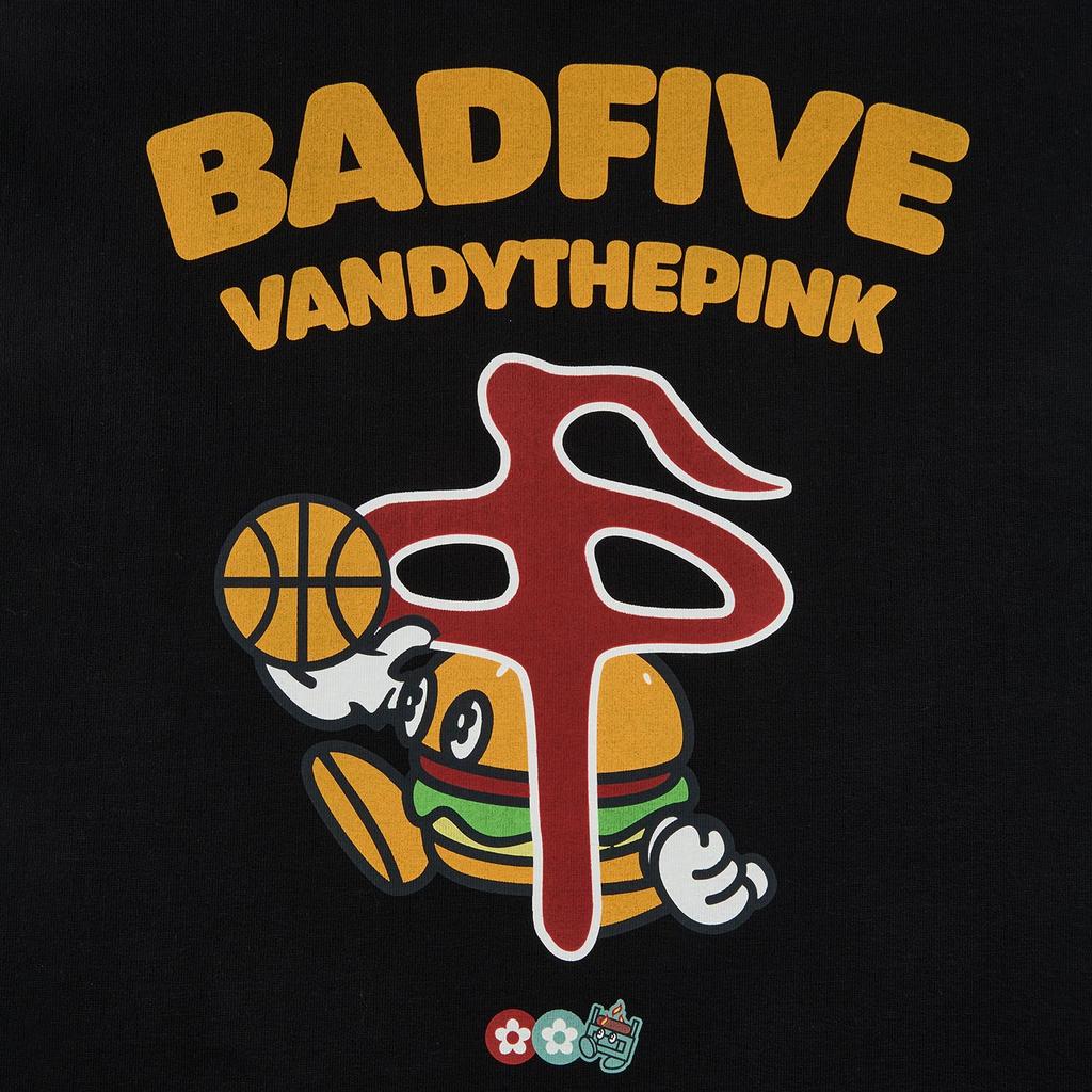 Li Ning × Badfive Basketball Championship Casual Loose Ice Feel Moisture Wicking Comfortable Short Sleeve T-Shirt Men tops Black AHSW995-1