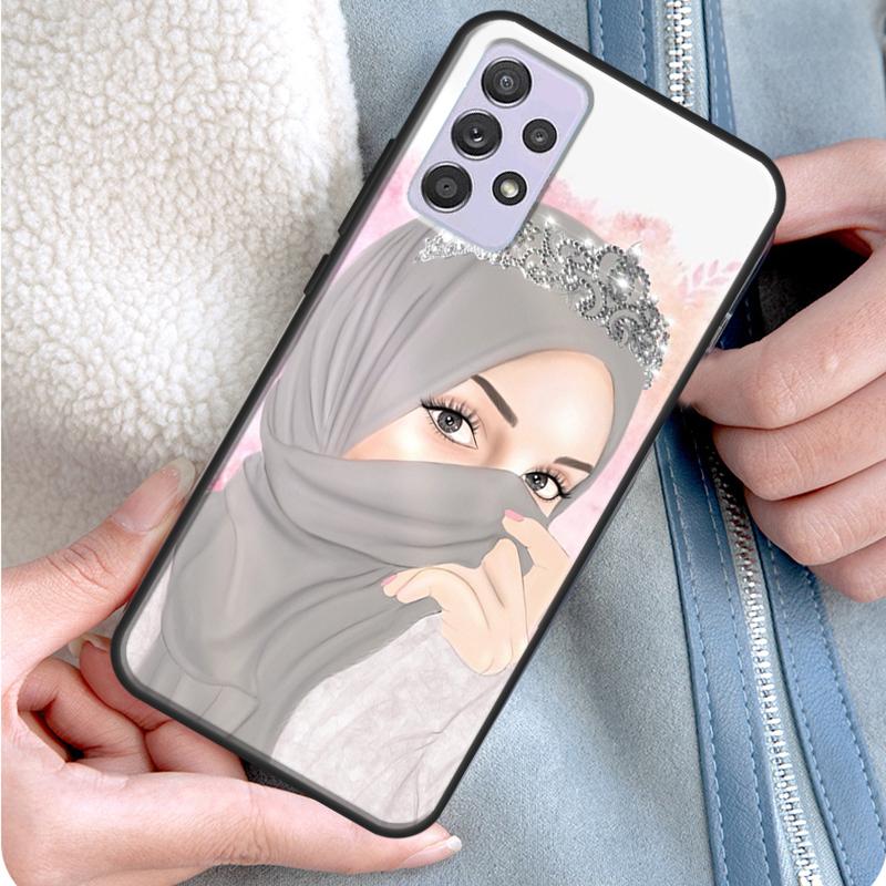 

Чехол для телефона в исламском мусульманском хиджабе для девочек для Samsung Galaxy A52 A12 A32 A42 A72 A52S A21S A20e A11 A31 A51 A71 A50 A70 Samsung A72