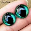 20pcs/set with Golden Onion Gasket Safety Glitter Eyes Crafts Puppet Colored Eyes Accessories
