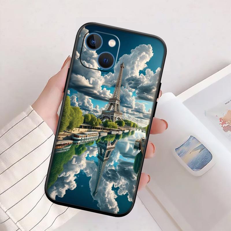 RP54 Paris Eiffel tower New High-End Shell Phone Case for OPPO A3 Pro A72 A74 A76 A77 A77S A78 A79 A94 A95 A18 A40M A58