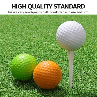 12Pcs Realistic Dimple Golf Balls Long Lasting Improve Accuracy Never Lose Practice Balls for Indoor Outdoor