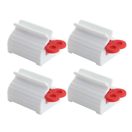 4Pcs Rolling Toothpaste Squeezer Sturdy Construction Compact Design Portable Easy