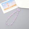 Bowknot Love Beaded Mobile Phone Chain Mobile Phone Pendant Short Wrist Strap Cell Phone Lanyard