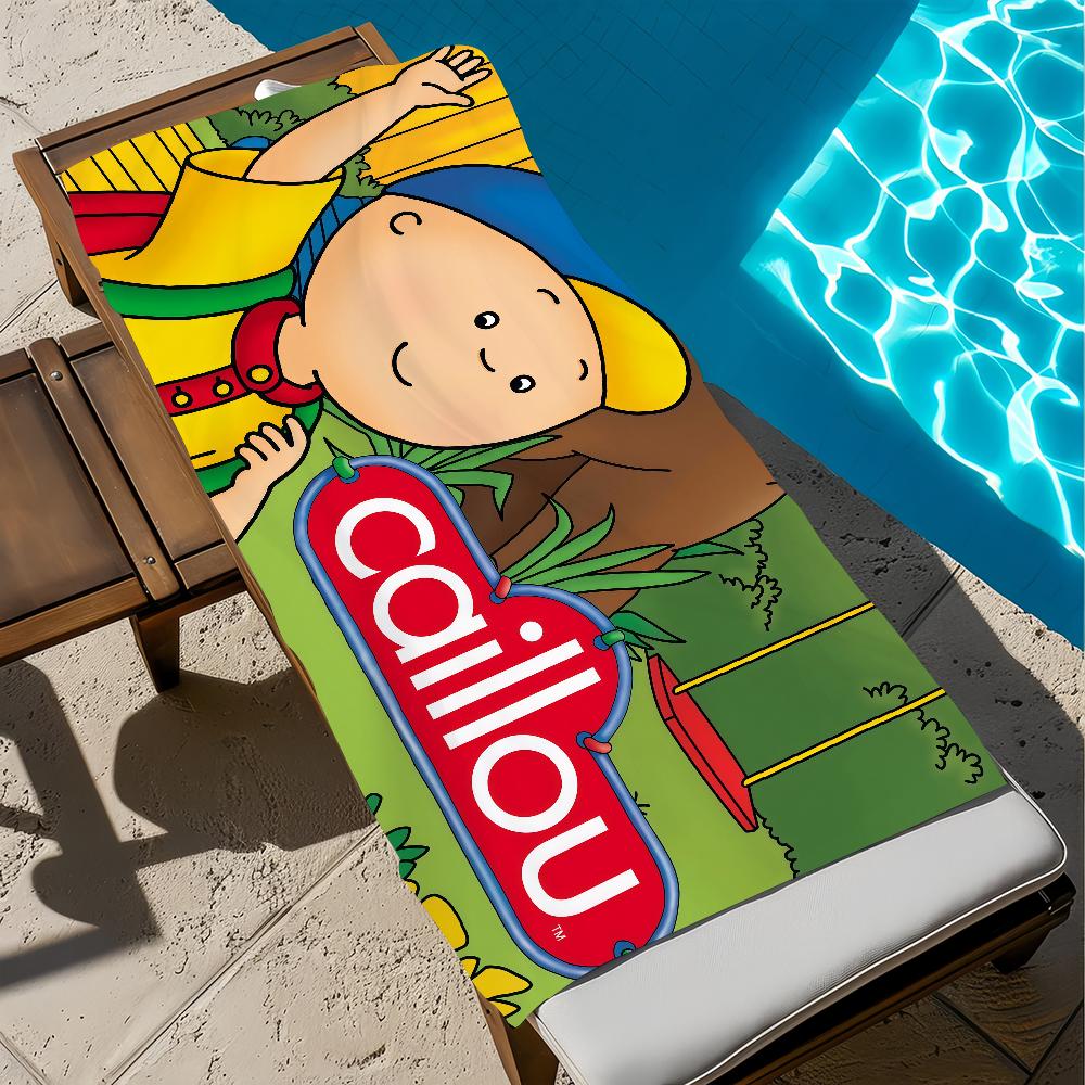 Cute Towel Beach Bath Quick-Drying Lightweight Portable C-CaillouS-ES Sauna Camping Swim Cartoon Pool Travel