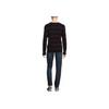 Polo Ralph Lauren FW23 Crew Neck Striped Logo Long Sleeve Knit Sweater Men Sweater Black 710917407-001