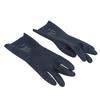 Pair of Neoprene Chemical Resistant Gloves Acetone Acid Alkali Resistance Cotton Fiber Flock Lining
