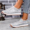Fashion Spring Autumn Women Casual Shoes Women Sequin Canvas Sneakers Women Shallow Platform Vulcanize Shoes Zapatillas Mujer