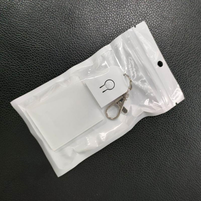 Sublimation Blank LED Acrylic Keychains Hot Transfer Printing Keychain Personalized Pendant Hanging Decoration Durable