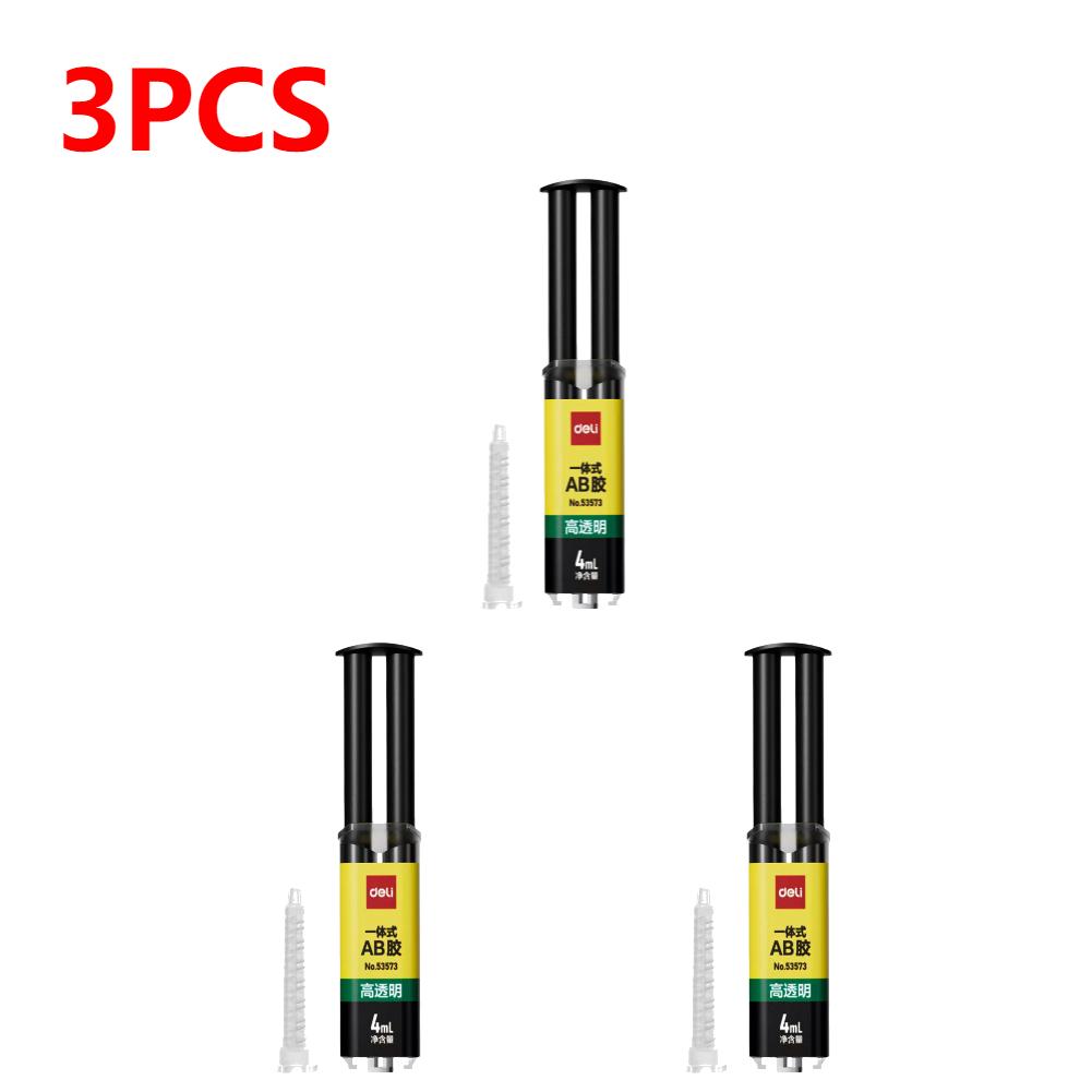 1/2/3PCS Epoxy Resin AB Glue Office 2 Minutes Curing Firm Long-lasting Reliable Epoxy Resin Strong Glue Adhesive Super Liquid