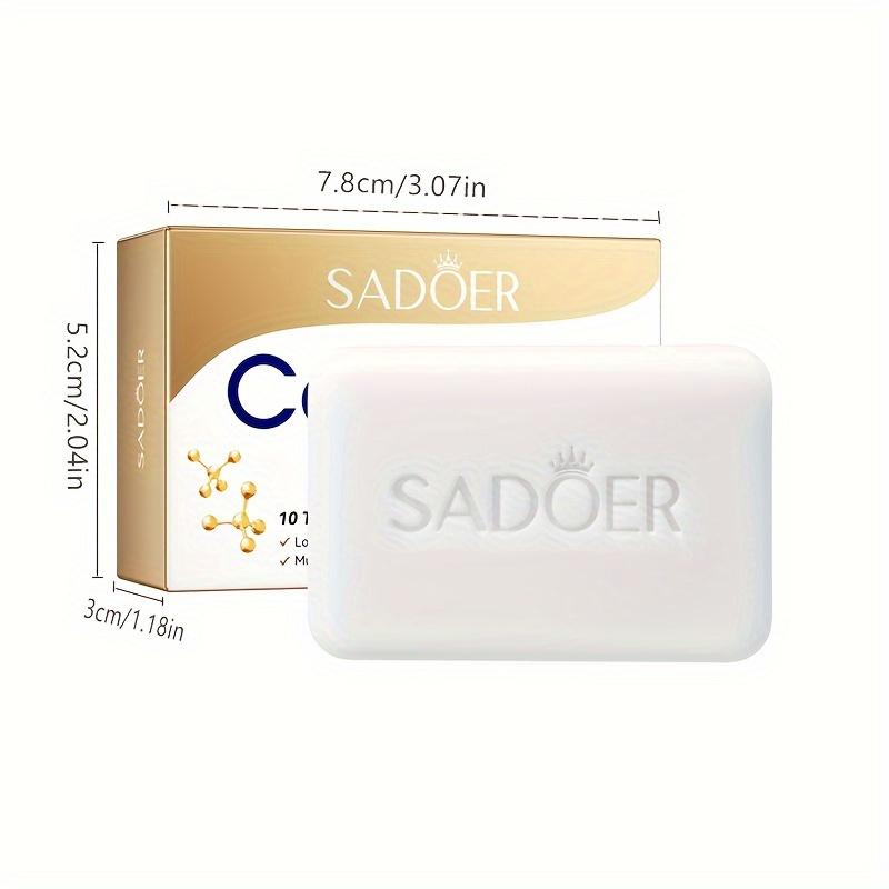 100G collagen moisturizing cleansing soap for women, brightens skin, deeply moisturizes, cleanses and exfoliates