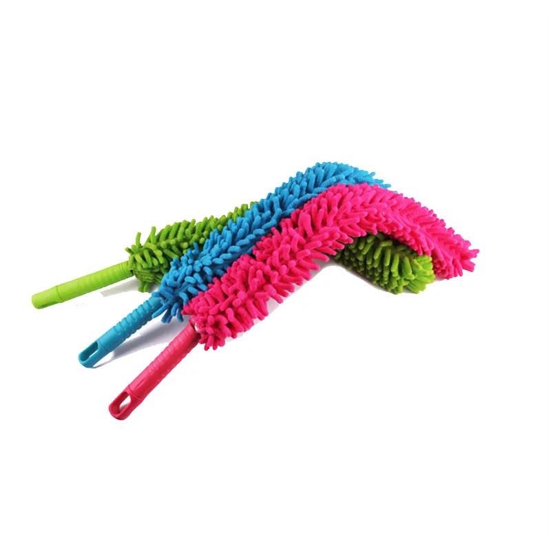 Bendable Microfibre Duster Cleaning Home Car Cleaner Dust Handle Dust Mites Portable Dusting Brush Herramientas De Limpieza