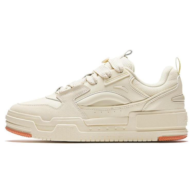 

Новые кроссовки Anta Micro Sugar Puffy Противоскользящие Износостойкие Низкие Кеды для Скейтборда Мужские Белые 912348001-3 43