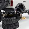 4Pcs Brass Wheels Hex Hub Extenders 7mm with Nuts for 1/24 RC Crawler SCX24 Bronco C10 Gladiator AX24 Upgrade Parts