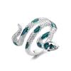 Niche Design Original Snake Epoxy High Sense Cold Wind Irregular Index Finger Ring Trendy Cool Female Ring