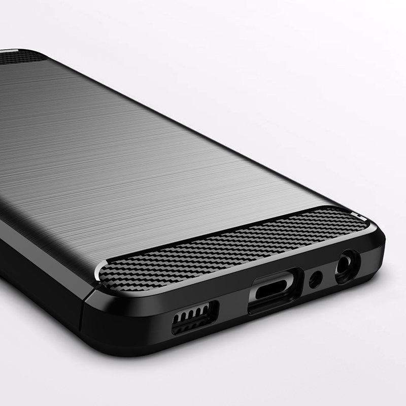 Flexible Carbon Cover for Samsung Galaxy A22 4G - Black