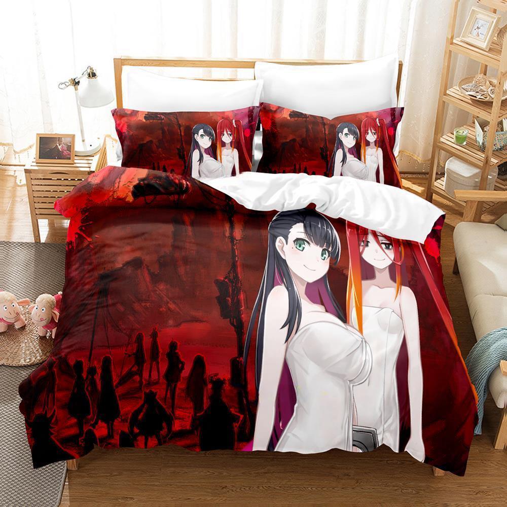Mary Skelter Finale Bedding Set Single Twin Full Queen King Size Bed Set Adult Kid Bedroom Duvet Cover Sets Game Bed Sheet Set
