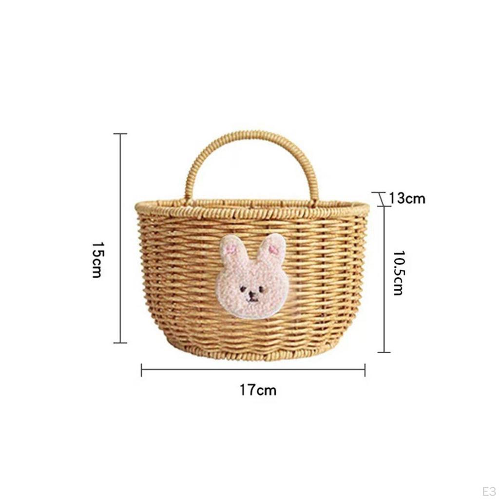 Gingers Garlic Storage Basket Easy To Hang Wall WallMounted Versatile Small Woven
