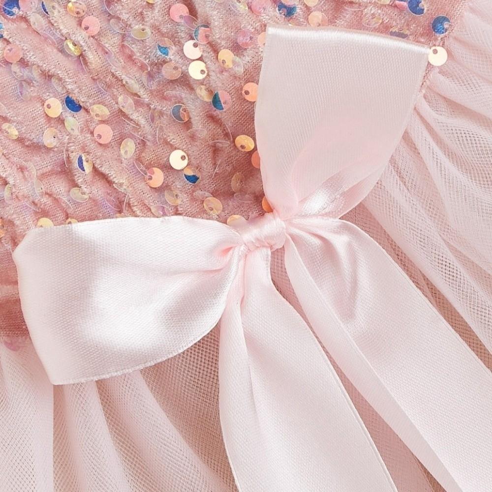 Lace Bow Pet Princess Dress Sequin Pet Wedding Dresses Dog Tulle Skirt  Small Medium Cats