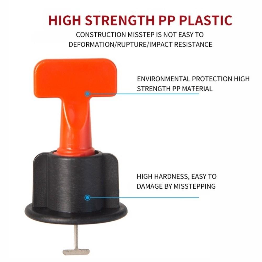 50pcs Floor Tile Leveling Tile Laying Clips Porcelain Ceramic Leveler Kit  Tile Laying