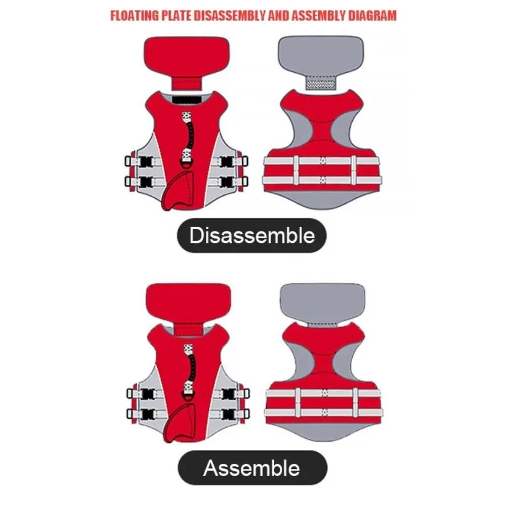 Safety Dog Life Jacket Back Traction Hook Pet Flotation Vest Dog Swimming Vest  Puppy Training