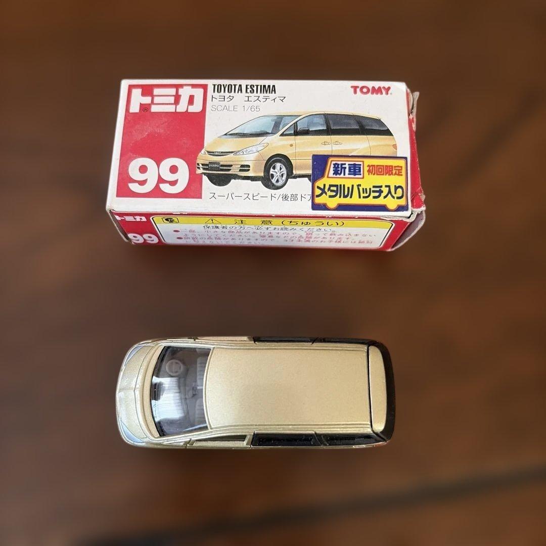 Б/у Tomica №99 Toyota Estima первая лимитированная серия