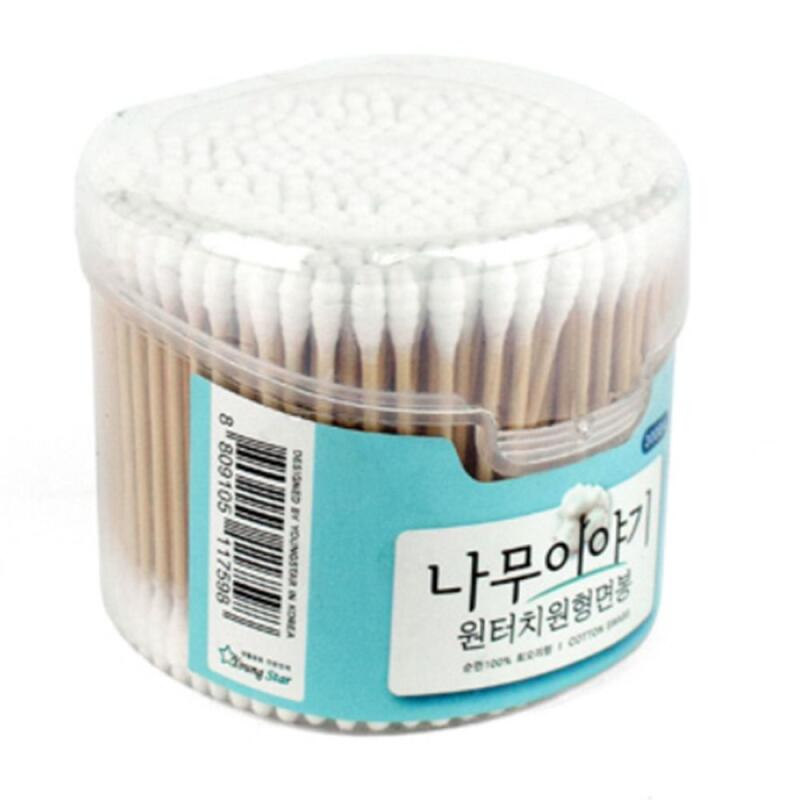 Sanitary Cotton Swab One-Touch Round Twisted Cotton Swab 300P [WD53C5E]