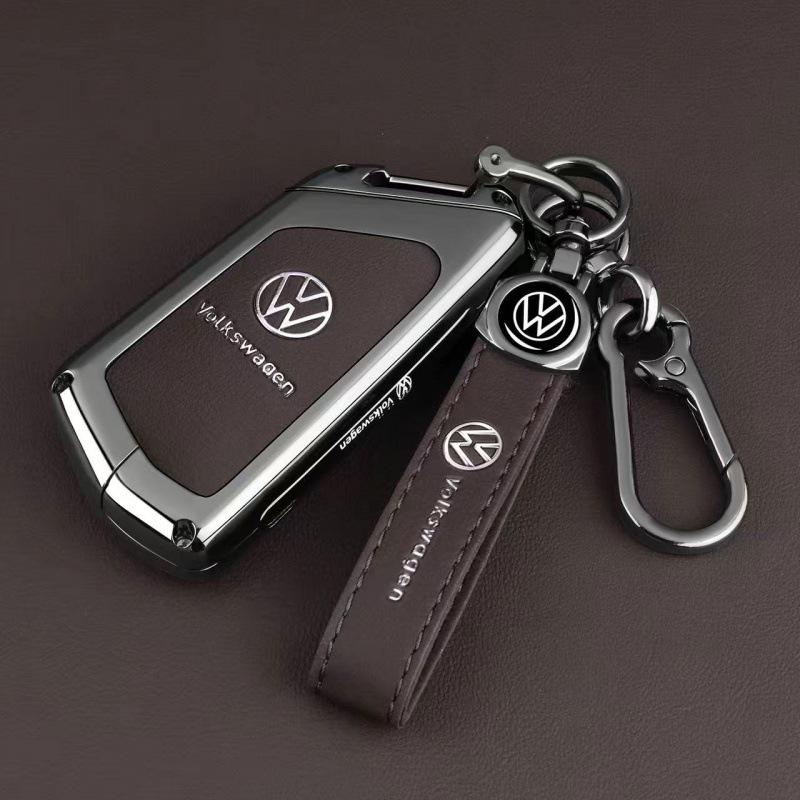 Key Case for Volkswagen: Fits Teramont, Bora, Golf, Sagitar L, Tayron, Magotan, T-Roc, and T-Cross Models