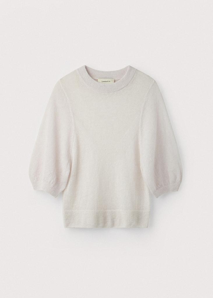 UMARMUNG Italian Mohair Sheer Pullover_Lilac