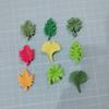 Fall Theme Leaves Series Miniature Flat Back Resin Cabochons for Scrapbooking DIY Home Decor Craft Accessories