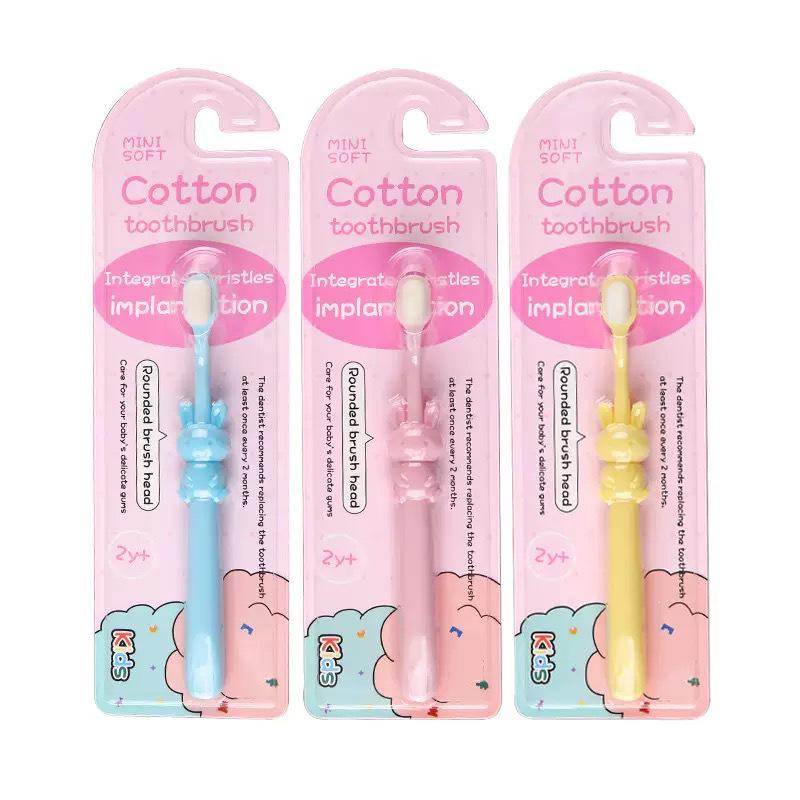 Popular Soft Bristle Toothbrush Set with Tongue Scraper for Children Aged 2-12