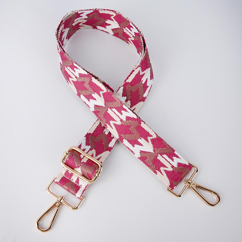New Messenger Bag Shoulder Strap Versatile Adjustable Replacement Bag Strap Ethnic Style Five-pointed Star Bag Strap Accessories