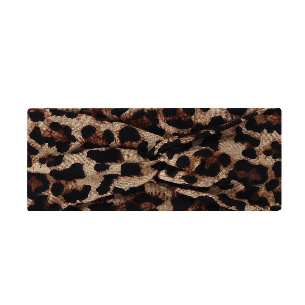 Cashew flower women's sports headband, face wash headband, cross yoga elastic headband.