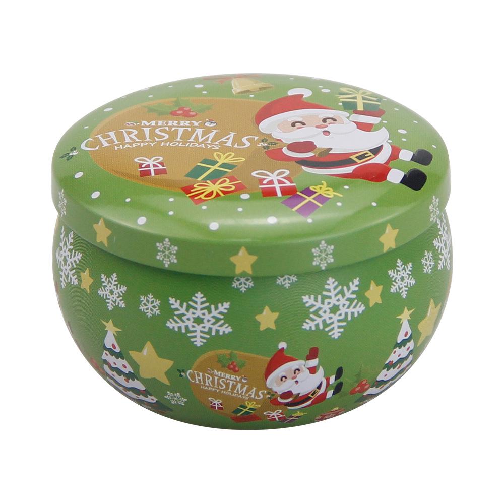 2.2 Oz Tea Pear Paste Candy Tin Gift Box with Candle Can Storage