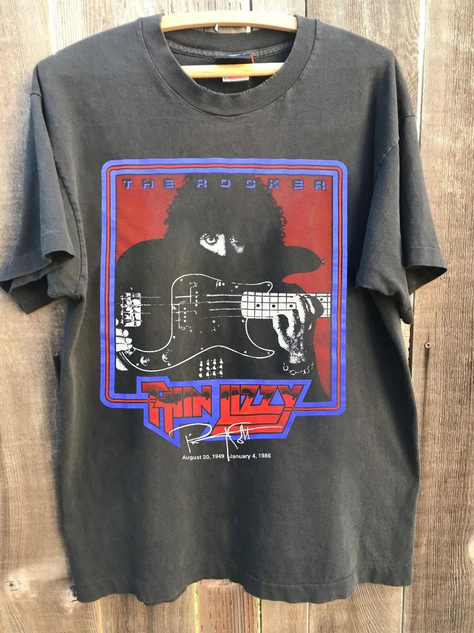 Vintage 90’s Thin Lizzy T-Shirt vintage in sizes S to 5XL TT6995 Unisex T-Shirt XL